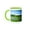 Green/White, variant on 3drose, French Farms. Lavender., 11oz Mug