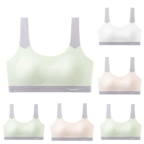 VBTAPA Womens Full Coverage Pullover Bras Wireless Seamless Sports Bra 4 Way Stretch Workout Yoga Brassiere Comfort Everyday Bra 90 off Clearance Sale Pink XL