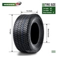 thumbnail image 3 of YOSITiuu 20x10-8 20x10x8 Lawn Mower Cart Turf Tires /4 ply w/Warranty-Set 2, 3 of 5