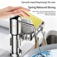 thumbnail image 2 of Soap Dispenser For Kitchen Sink Soap Dispenser Pumps With Sponges Holder Under Counter ABS Pumps Head, 2 of 9