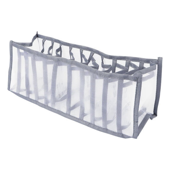 BESTYASH Storage Bin with Multiple Compartments for Closet Organization and Tie Storage, 1 Piece