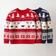 thumbnail image 6 of AUNVITO Women&Men's Family Christmas Sweater Reindeer Snowflake Knit Pullover for Festive Matching Cozy Family Outfits, 6 of 7