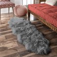 thumbnail image 3 of Natural Milan Sheepskin Double Rug | 2'x6', 3 of 5