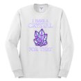 thumbnail image 2 of Wild Bobby, I Have Crystals For That Healing Stones Gemstone Chakra, Inspirational/Christian, Men Long Sleeve Shirt, White, Large, 2 of 4