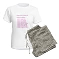 thumbnail image 5 of CafePress - What Cancer Cannot Do Poem Pajamas - Women's Short Sleeve Print T-Shirt and Pants Light Cotton Pajama Set, 5 of 7