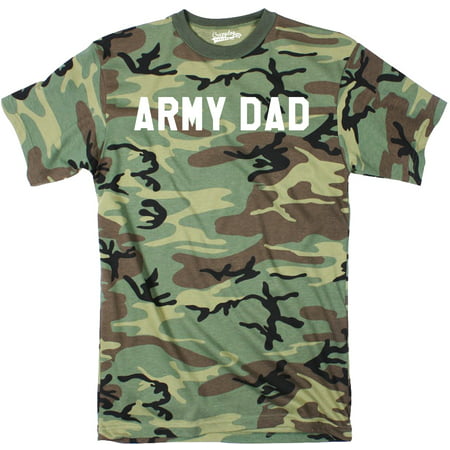 Mens Army Dad Cool Hunting Military Full Camouflage Print Father's Day T (The Best Camo Clothing)