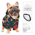 thumbnail image 3 of Balery Berries and Flowers Sudadera con Capucha para Perros Pequeños – Ropa para Mascotas, Disfraz para Perros y Gatos, Ideal para Fiestas y Cosplay-XX-Large, 3 of 7