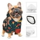 thumbnail image 3 of Fotbe Berries and Flowers Sudadera con Estampado para Perros Pequeños – Suéter con Capucha para Mascotas, Tela Suave de Forro Polar con Bolsillo-X-Large, 3 of 7