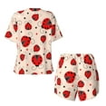 thumbnail image 5 of Xecao Red Ladybug print Swimsuit for women, Summer-ready, sporty style.Quick-dry fabric. Many sizes & colors., 5 of 9