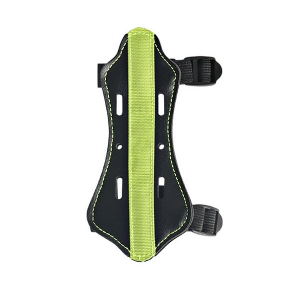 Yoetaun Archerys Armguard Protector Adjustable Forearm Wrist Protector Shooting Practice Arm Guard for Youth & Children Green