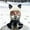 White, variant on Winter Outdoor Breathable Full Coverage Face Hood for Riding - Warm Gini Animal Series Headband for Winter Activities and Sun