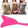 thumbnail image 4 of Urinoir de voyage pliable en silicone souple pour femme, accessoire de toilette portable et d'urgence (rose), 4 of 4