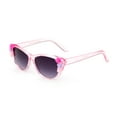 thumbnail image 3 of Newbee Fashion- Kids Girls Toddlers Fashion Sunglasses Cateye Cute Sunglasses with Flowers UV Protection w/Pouch (0-5 YRS), 3 of 3