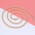 thumbnail image 2 of Bag Iron Flat Chain Handbag Chains Metal Purse Straps Shoulder Cross Body Replacement Straps with Buckles (Gold), 2 of 8