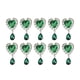 thumbnail image 4 of 10 abalorios de amor con colgante de corazón de diamantes de imitación para la fabricación de joyas para la fabricación de fundas de teléfono, 4 of 7
