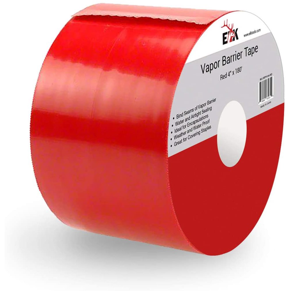 Vapor Barrier Seam Tape for Crawl Space Moisture Barriers and