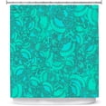 thumbnail image 1 of Shower Curtains 70" x 84" from DiaNoche Designs by Susie Kunzelman - Tapestry Mixed Teal, 1 of 1