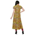thumbnail image 3 of Moomaya Printed Kurta Front Slit Tunic Tops Women Summer Wear Ladies Kurti, 3 of 5