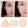thumbnail image 4 of GXFCAI 1pc Super Soft Triangle Round Square Sponge Makeup Puff Blush Makeup Use Puff PU Dry Dual Cushion T Wet Puff Foundation, 4 of 8
