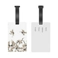 thumbnail image 5 of Kdxio Japanese White Cranes Luggage Tags Privacy Cover ID Label Suitcase Tags Identifiers For School Bags,Suitcases, 5 of 7