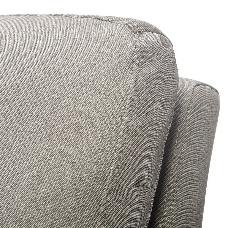 Tommy Hilfiger Russell Bronze Metal Frame Accent Chair Grey