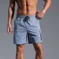 thumbnail image 6 of Mingw Mens Shorts Men's Fleece Shorts Stretch Casual Jersey Shorts for Workout, 6 of 6