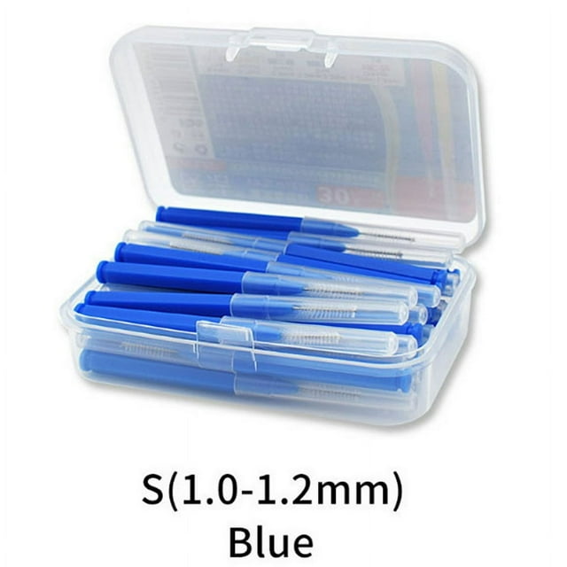 30 Pcs/lot Brosse Interdentaire Fil Dentaire Hygiène Propre Cure-Dents