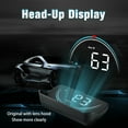 thumbnail image 4 of Naierhg 3.5 Inch Head-up Display Multifunction Overspeed Warning System Portable HUD Projector for Car,Black, 4 of 8