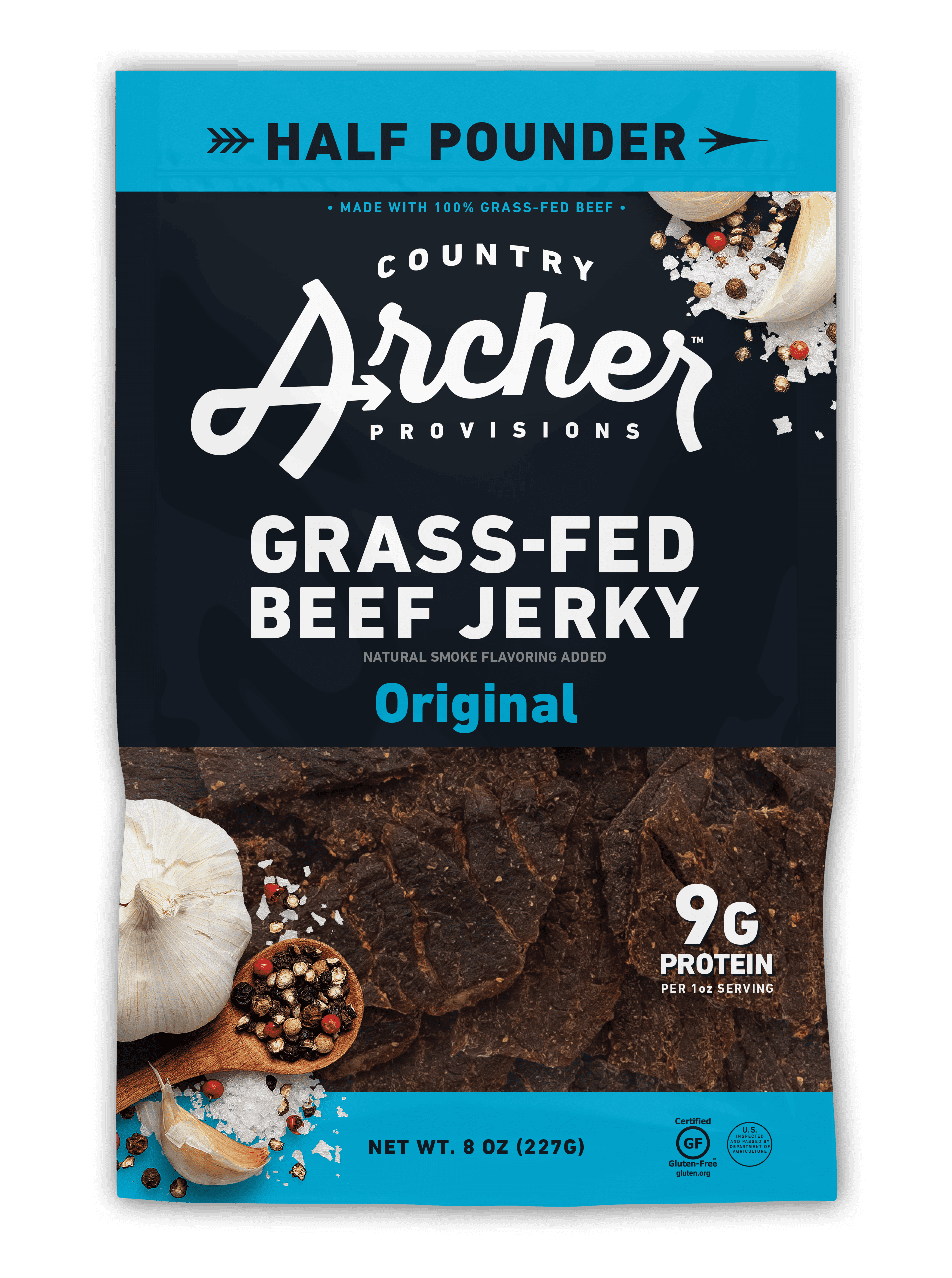 Country Archer Beef Jerky, Original, 8 Oz