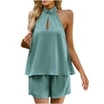 thumbnail image 1 of Birdeem Blouse Sans Manches à Col Rond Couleur Unie Mode Décontractée Printemps et Été pour Femmes, 1 of 8