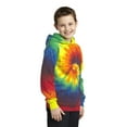thumbnail image 4 of Port & Co Teen Unisex Regular Dye Long Sleeves Sweatshirt Rainbow Small, 4 of 6