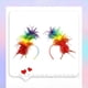 thumbnail image 3 of Diadema de plumas de arcoíris de gran venta en Europa y América, estilo vintage británico, para fiestas de Halloween, Navidad y actuaciones en el escenario, 3 of 6
