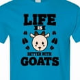 thumbnail image 4 of Inktastic Life is Better with Goats T-Shirt, 4 of 5