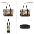 thumbnail image 6 of FORMRS Canvas Laptop Tote Bag for Women with 15.6" Computer Compartments Shoulder Handbag, Abstract Plants, 6 of 7