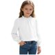 thumbnail image 5 of Crop Top Camisas de Manga Larga para las Mujeres Color Sólido Fleece Elástico de Manga Larga Puño Plegado Cuello Dulce Y Adorable Camisas de Niños para Niños Camisas de Manga Larga para Niños, 5 of 6