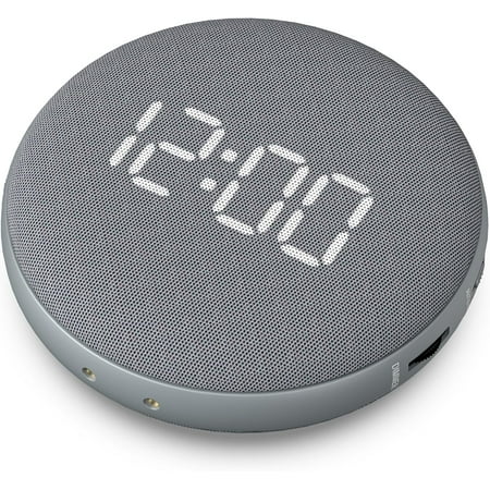 Super Loud Alarm Clock for Heavy Sleepers Adults Teens, Vibrating Alarm Clock Bed Shaker Under Pillow, Rechargeable Battery Powered for Travel, Auto-Dim, Portable