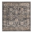 thumbnail image 3 of Unique Loom Portland Collection Area Rug - Central (4' 1" Square Gray/Beige), 3 of 9