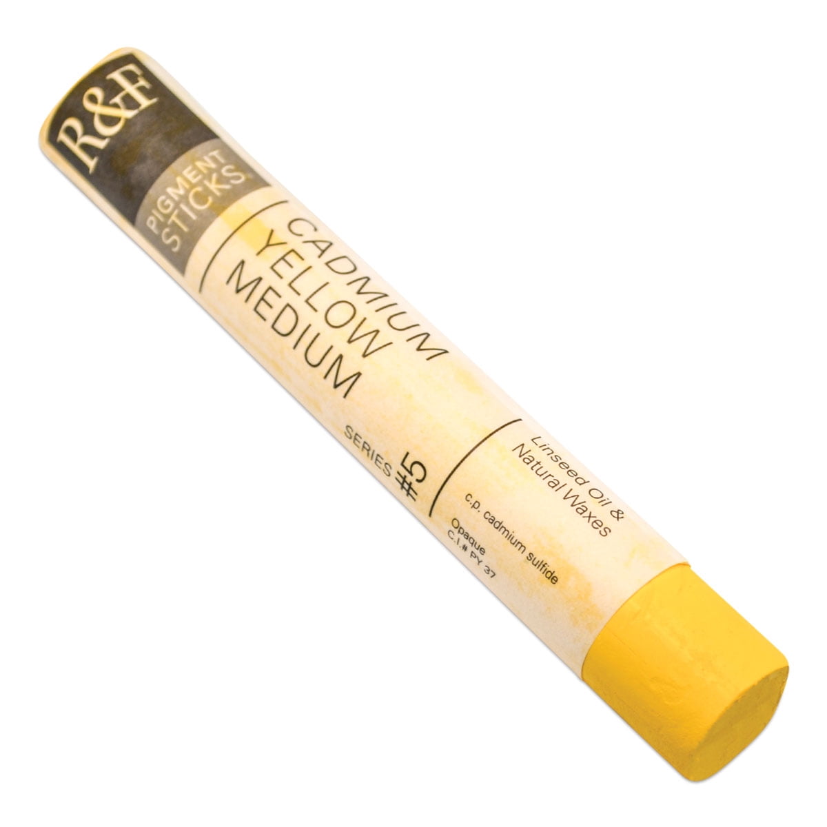 R&F Handmade Paints Pigment Stick, 38ml, Cadmium Yellow Medium