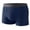 Mens Underwear Navy, variant on L-5X Plus Size Boxer Briefs for Men Big & Tall Mid Waisted Underwear Mens Casual Solid Color Breathable Athletic Workout Boxers