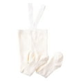 thumbnail image 2 of FAMTKT Winter Baby Boys Girls Warm High Waist Protective Belly Strap Leggings Pantyhose, Tights for Girls( 12-24 Months, White ), 2 of 3