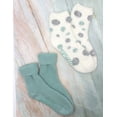 thumbnail image 4 of Lush N Plush 2 pack slipper socks - Lavender N Shea Butter, Raspberry, 4 of 10
