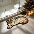 thumbnail image 5 of Kojanyu Polyester Lion Tiger Wolf Shaped Area Rug, Creative Decorative Floor Mat, Irregular Accent Rug for Bathroom Living Room Bedroom Indoor Home., 5 of 6