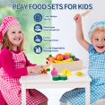 thumbnail image 3 of Juego de comida de madera Busy Edition, 32 piezas, para niños mayores de 3 años, 3 of 7