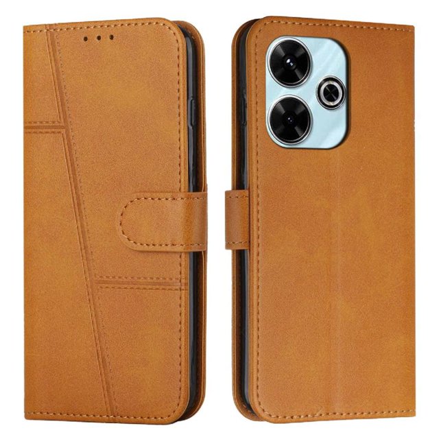 Funda Flip para FOXDOCK Xiaomi Redmi 13 4G – Carcasa delgada y resistente a impactos con soporte para uso diario y profesional