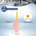 thumbnail image 2 of Uxcell Soft Tip Air Blower Dust Blaster, 3 Pcs Rubber Bulb Air Pump Dust Blower Cleaner Cameras Lens Cleaning Tool with Long Nozzle for Camera Lens Computer Keyboard, Pink/Yellow, 2 of 6