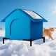 thumbnail image 5 of Refugio para mascotas con aislamiento para gatos, casa para exteriores, para patio, interior 33 cm x 33 cm x 40 cm, 5 of 8