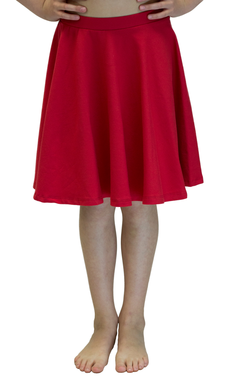 Vivian's Fashions Skirts - Girls, Cotton, Long, Circle (Royal Blue, X-Small) - image 2 of 3