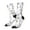 2 Black-2, variant on Lavender Flowers Print Adult Socks for Men & Women,Calf Socks, Ankle Socks,Boots Socks,Breathable Casual Sock,Unisex Crew Socks