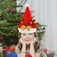 thumbnail image 5 of Fiudx Gorro Navideño de Reno, Gorro de Papá Noel de Poliéster Suave para Recién Nacido, Accesorio Fotográfico para Bebé, Bonito Regalo Navideño, Perfecto para Fiestas de Navidad, Unisex, Tamaño 13,3, 5 of 6