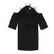 thumbnail image 1 of Vestido con hombros descubiertos bar III con apliques de encaje para mujer negro grande, 1 of 2